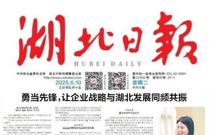 湖北日报  勇当先锋，让企业战略与湖北发展同频共振