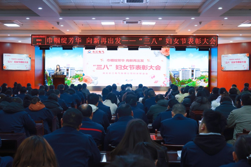 巾帼绽芳华，向新再出发丨长江电气举行纪念“三八”国际妇女节暨表彰大会